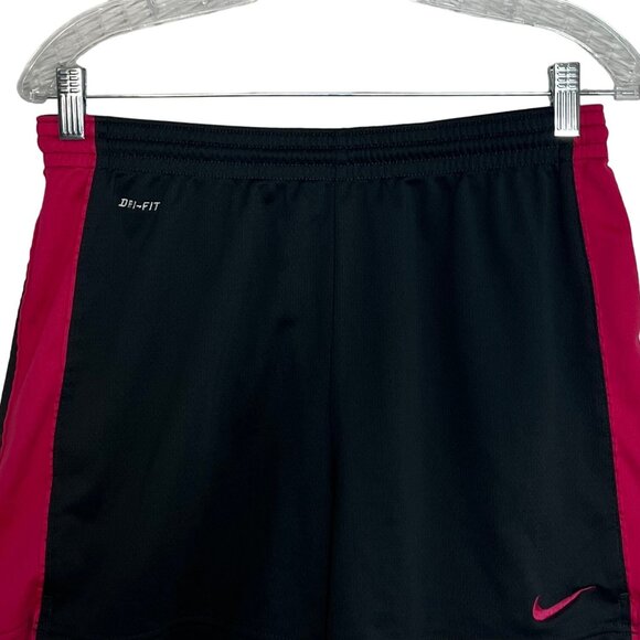 Nike Dri-Fit Womens Athletic Shorts Gray Pink Size Medium - Picture 3 of 10